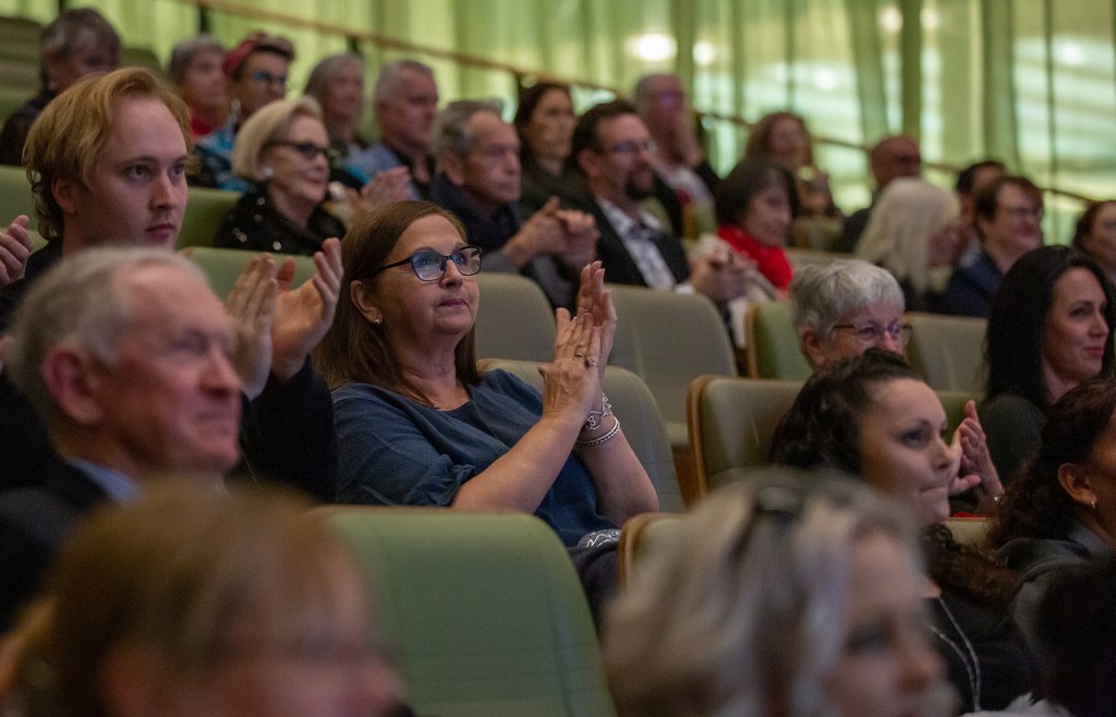 In the awards audience. (State Library of Queensland)