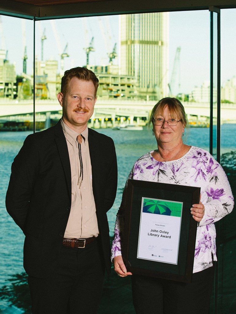 Tracey Olivieri and Gavin.