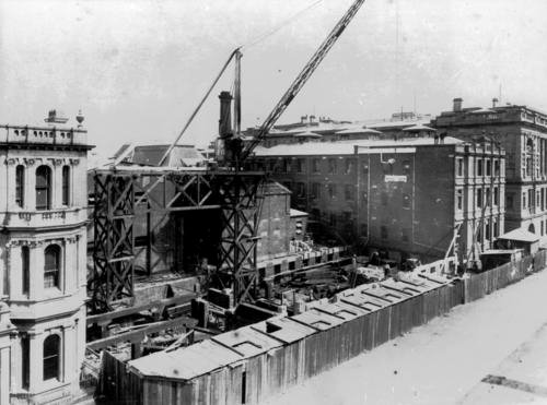 Printing Office under construction, 1910.