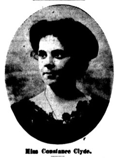 Constance Clyde, 1903.